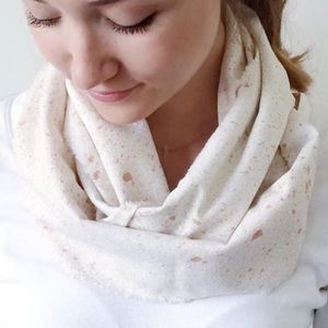 NWT Argaman & Defiance Raw Silk Infinity Scarf